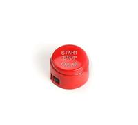 Couvercle de bouton de démarrage et d'arrêt du moteur, 3 à 1 pièces, pour BMW Série 5/6/7 F06 F07 F10 F01 F30 2009-2015(Model B Red)