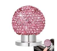 Couvercle de bouton de démarrage push pour voiture - Boule ronde - Accessoire d'intérieur brillant - Anneau de coupe - Bouton d'ignition pour homme et femme