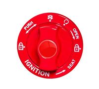 Couvercle de bouton de démarrage push-to-start - Couvercle de bouton d'allumage intérieur de voiture - Bouton de démarrage automatique - Couvercle de protection pour bouton de moteur - Autocollant en