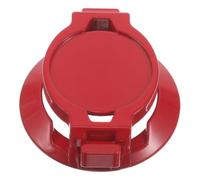Couvercle de Bouton de Démarrage Voiture Moto en Alliage de Zinc Rouge | Rabattable, Protection Anti-rayures, Finition Métal, pour Bouton Poussoir D’allumage et Starter