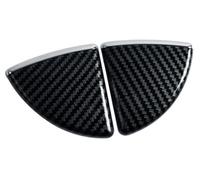 Couvercle de bouton de déverrouillage d'accoudoir Compatible avec Mercedes classe E for W211(Carbon Fiber)