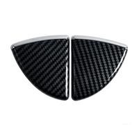 Couvercle de bouton de déverrouillage d'accoudoir robuste compatible avec Mercedes Classe E W211, améliore l'esthétique intérieure (fibre de carbone)