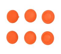Couvercle de Bouton de Joystick 3D pour Manette PS5 Elite, 6 en 1, Capuchon de Remplacement pour Joystick de Remplacement, Poignée de Pouce pour Manette PS5 Elite (Orange)