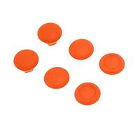 Couvercle de Bouton de Joystick, Installation Facile, Taille Précise, Conception Ergonomique, 3 Hauteurs, 6 en 1, Poignées Antidérapantes pour Contrôleur (Orange)