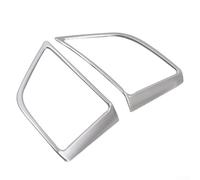 Couvercle de bouton d'interrupteur de volant aspect carbone argenté pour Hyundai pour tucson 2015-2020 en plastique ABS Accessoires intérieur pour façade décorative (argent)