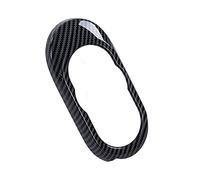Couvercle de Bouton Multimédia, Remplacement des Garnitures de Couvercle de Bouton de Commande Multimédia de Style Fiber de Carbone de Voiture pour F55 F56 F57 Hayon 2014-2021