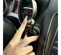 Couvercle de bouton poussoir, entièrement en métal type boule de voiture, 4 couleurs, allumage moteur multi-fit (gris)