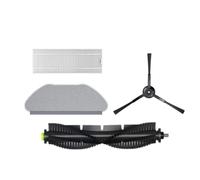 Couvercle de brosse à rouleau, réservoir d'eau, boîte à poussière, cadre en tissu, filtre HEPA for aspirateur robot Qihoo 360 S10 X100 Max, accessoires Louable(Orange)