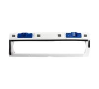 Couvercle De Brosse Principale Brosse À Rouleau, Compatible For Ecovacs, Compatible For DEEBOT, X5 PRO X2S X5 Pro Plus X5 Pro Ultra X5 Max Balayeuse De Remplacement Aspirateur(Main brush cover White)