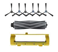 Couvercle De Brosse Principale Et Brosse Latérale For Robot Aspirateur, Compatible Avec AMIBOT, Animal Premium H2O Connect X782, Animal Motion Et Spirit Motion(1set.)