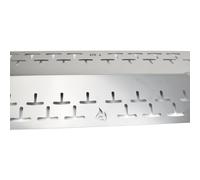 Couvercle de brûleur en acier inoxydable pour Landmann - Rail aromatique adapté au Triton 2.0 & 3.0 et Triton maxX PTS 3.1