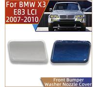 Couvercle de buse de lave-phare pour BMW X3 2007 - 2010 E83 LCI, dispositif de nettoyage, coque peinte 51110415735 51110415734 Alpine White RH