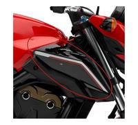 Couvercle De Cadre Moto Carénage Supérieur Ventilation Réservoir Latéral Avant Pour CB500F Pour CB 500F 2016 2017 2018 Carénage Moto(Bright black 2)
