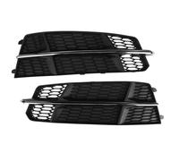 Couvercle De Calandre Antibrouillard Pour Salle De Bain,Couvercle De Phare Antibrouillard,Grille De Calandre Hexagonale,4g0807681an,Audi Horizon C7,A6l,S-Line,2015-2018 - Type With Chrome