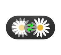 Couvercle de caméra avec design anti-espion - coulissant et durable, idéal pour téléphones, ordinateurs portables et tablettes | Protection de confidentialité pour appels vidéo et utilisation