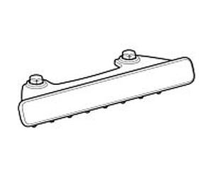 couvercle de canalisation Geberit avec peigne 244293GH1 fixation magnétique chromé -brossé