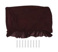 Couvercle de canapé entièrement inclusif Cationic épaissis 190 230 cm avec canapé de canapé à Bande anticipée pour 3 sièges Sofa Polyester Fibre 3 Plats Protecteur de Meubles de (Brun foncé)