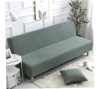 Couvercle de canapé Futon Soft & Confortable Couvertures Futon Pleine Grandeur avec Un Couvercle Lavable à Bord élastique pour canapé et -lit sans Bras de 63 à 75 Pouces Long