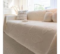 Couvercle De Canapé, Velours Doux De Coton Shu, Couverture à, Conception De Gland élégante, Configuration En Une Seule Pièce Sans Effort, éprouve La Chaleur Hivernale Avec Nos Anti-usages B 180*130cm