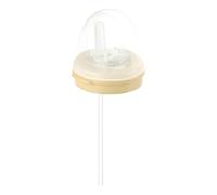 Couvercle De Canette De Soda Avec Paille | Couvercle Pour Canette De Soda - Bouchon En Silicone Réutilisable Et Protecteur Avec Paille Anti-Fuite,Pour Sodas Bières Boissons Énergisantes Jus Voyage Piq