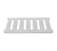 Couvercle de Caniveau 20x8 Pouces en Résine, Grille Drainage Extérieure | Surface Antidérapante Noire, Amovible, Résistante au Passage des Véhicules, Adaptée aux Rampes de Garage et Zones