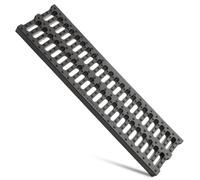 Couvercle de Caniveau en Plastique Noir, Grille D'évacuation | Cuisine et Extérieur, Surface Antidérapante, Installation Facile, Résistance Solide, Prévention des Bouchons