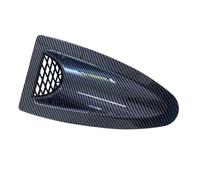 Couvercle de capot d'aération de capot Couvercle d'admission capot moteur pour Nissan Skyline R32 R33 R34 V35 V36 GTR, persiennes d'aération Couvercle d'admission de flux d'air(1pcs-Carbon Look)