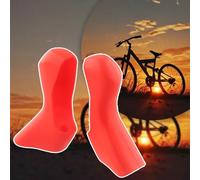 Couvercle de capot de levier de vitesses en silicone pour leviers de frein ST-R7020 de vélo de route, étui de protection de rechange pour transmission de vitesse de vélo, noir (rouge)