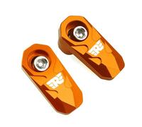 Couvercle de capteur ABS de moto Pour 450 Meteor Hunter Classic 350 Interceptor 650 Shotgun650 Scram 411 Protection Du Capteur ABS De La Roue Motrice(2 piece Orange)