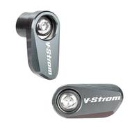 Couvercle de capteur ABS de moto Pour VStrom650 DL650 V-Strom 1000/XT Moto Protection Du Capteur ABS Roue Avant Et Arrière(Front Rear-Grey)