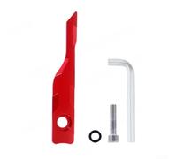 Couvercle de capteur de frein avant de moto en ABS - Pièce de rechange compatible avec Honda PCX125 pour PCX150 PCX160 en alliage d'aluminium 2012-2023 (rouge)