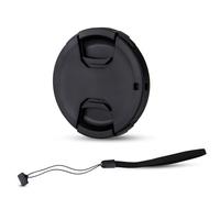 Couvercle de capuchon d'objectif avant + laisse élastique anti-perte for Sony ZV-E10 II ZV1F ZV-1F A7C A7CII A7C II A6700 avec objectif Sony 16-50 mm ou kit FE 28-60 mm et autres objectifs filetés(52m