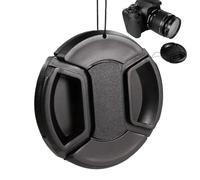 Couvercle De Capuchons D'objectif - Capuchon D'objectif Universel, Protecteur ABS 58 Mm 67 Mm, Pièce De Rechange pour Appareil Photo, Capuchon De Filtre Universel, Bouclier Noir À Clipser | Film