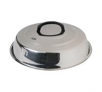 Couvercle de casserole en acier inoxydable conçu avec couvercle haut pour barbecue extérieur et maison pour la cuisine, convient pour les aliments plus grands