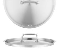 Hendi Couvercles pour marmites Kitchen Line – inox Ø280 mm – pour modèles faible/moyen/haut