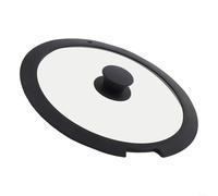 Couvercle de casserole en silicone avec poignée anti-brûlure et évent de vapeur pour une expérience de cuisson sûre et efficace (A 18 cm)