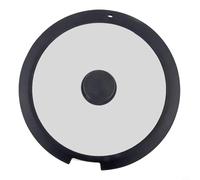 Couvercle de casserole en verre trempé avec joint en silicone intégré, performance résistante à la chaleur pour faire bouillir, cuire à la vapeur et mijoter (A 26 cm)