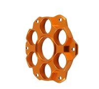 Couvercle De Chaîne Convient pour 1290 Super Duke R/GT 2014-2023, couvercle de moyeu de bride d'entraînement de support de pignon arrière de moto Garde de chaîne(Orange)