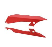 couvercle de chaîne de pignon avant Convient pour Yamaha TMAX530 TMAX560 Tech MAX 2017-2021 Protection décorative de chaîne CNC Protection de courroie Guide de Chaîne(Red)