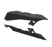 couvercle de chaîne de pignon avant Convient pour Yamaha TMAX530 TMAX560 Tech MAX 2017-2021 Protection décorative de chaîne CNC Protection de courroie Guide de Chaîne(Black)