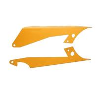 couvercle de chaîne de pignon avant Convient pour Yamaha TMAX530 TMAX560 Tech MAX 2017-2021 Protection décorative de chaîne CNC Protection de courroie Guide de Chaîne(Gold)