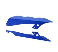 couvercle de chaîne de pignon avant Convient pour Yamaha TMAX530 TMAX560 Tech MAX 2017-2021 Protection décorative de chaîne CNC Protection de courroie Guide de Chaîne(Blue)