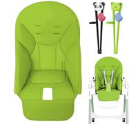 Couvercle de chaise haute bébé - Couvercle de chaise haute en cuir PU pour bébé | Couvoirs de chaises de coussin de remplacement non glissantes pour Kid, compatibles avec mon Babiie