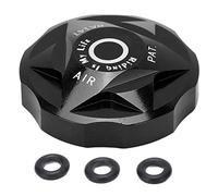 Couvercle de Chambre à Air de Fourche Avant Couvercle de Valeur de Gaz de Vélo Fourche à Suspension de Vélo Couvercle de Soupape de Gaz d'air pour VTT