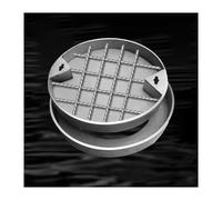 Couvercle de chambre durable et couvercle d'inspection, couvercle de trou d'homme invisible avec cadre, couvercle de lavabo extérieur avec base pour terrasses, jardins, garages et routes