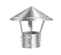 Couvercle de Chapeau de cheminée pour écran de cheminée Conception supérieure Conique pour Tuyau de poêle extérieur Rénovez Votre cheminée avec Une Garantie à Vie supplémentaire (#230)