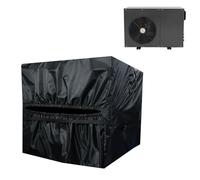 Couvercle de Chauffage de Piscine, 420D Oxford Water Proof Proof Hiver Swimminar Pish Pish Pompe Cover avec Fermeture éclair et Sangle, enrobé en Argent