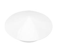 Couvercle de Cheminée Blanc en Plastique, Chapeau Pare Pluie | Conduit 160, Forme Champignon, Étanche, sans Outil, Protège Oiseaux et Débris
