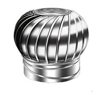 Couvercle de cheminée en acier inoxydable, capuchon de tuyau de fumée, visière de cheminée, ventilateur à contre-traction rotatif, protection contre la pluie et la neige pour turbine de ventilation