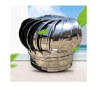 Couvercle de cheminée en Acier Inoxydable de 100 mm avec Ventilateur et Capot Rotatif étanche à la Pluie, adapté aux façades et aux toitures.